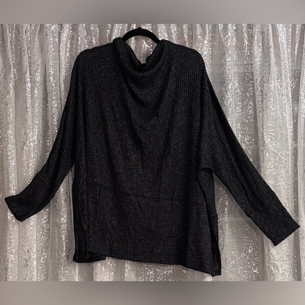 Maurices Charcoal Cowl Neck Sweater